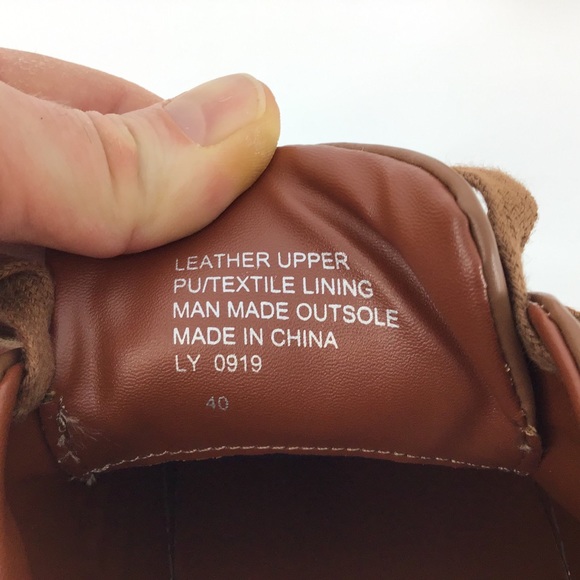 Kurt Geiger London NWOT Tan Leather Trainers, M7/W9 - Picture 14 of 16